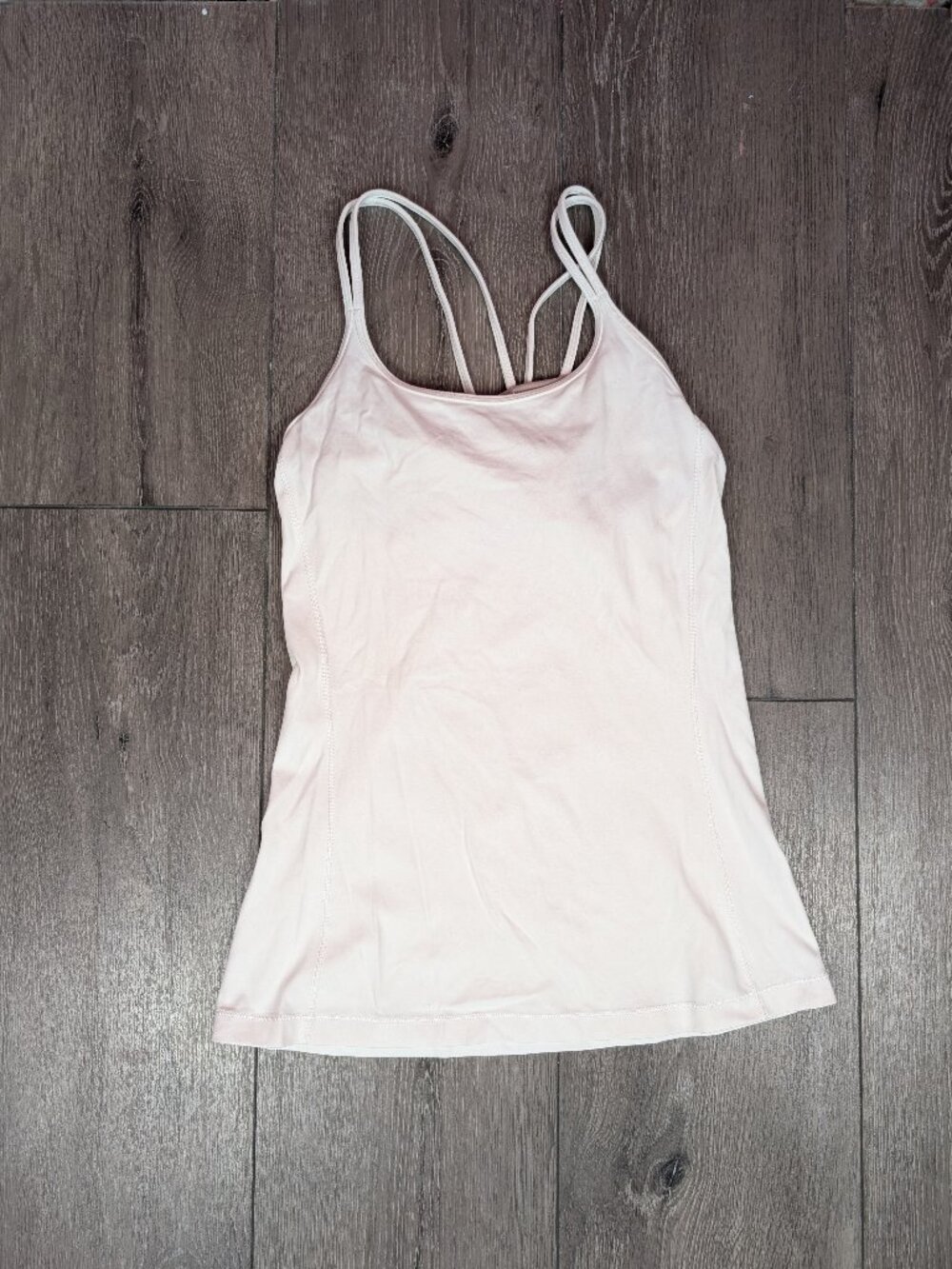 Lululemon white strappy workout top